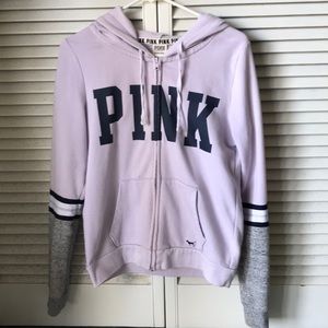 PINK Purple Jacket FULL ZIP